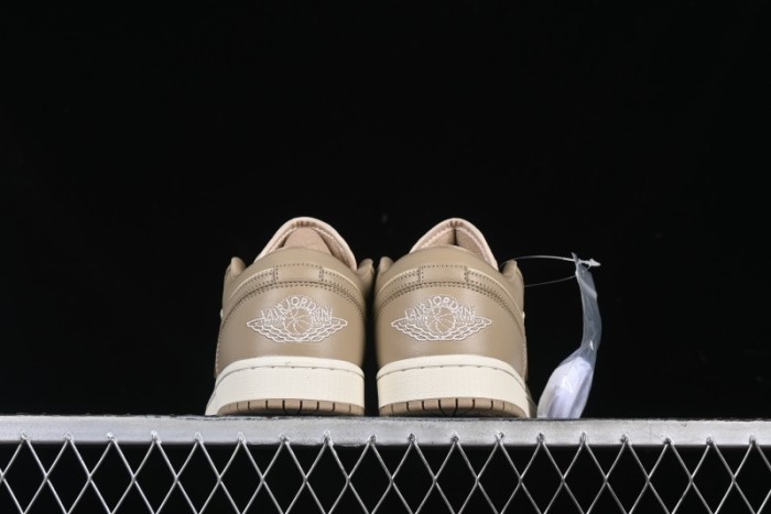 Nike Air Jordan 1 Low AJ1 Wheat Color Low-Top Casual Sneakers - DC0774-203