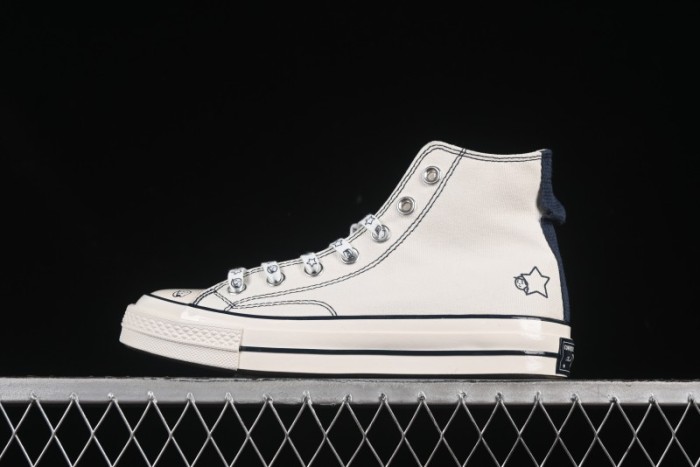 Converse Chuck Taylor All Star 1970s High Top Canvas Sneakers with Noritake Hand-Drawn Elements - A15787C