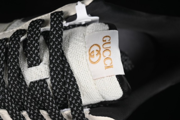 Nike Air Force 1 '07 Low Gucci Collaboration - Dark Blue Linen Casual Sneakers - XZ3398-888