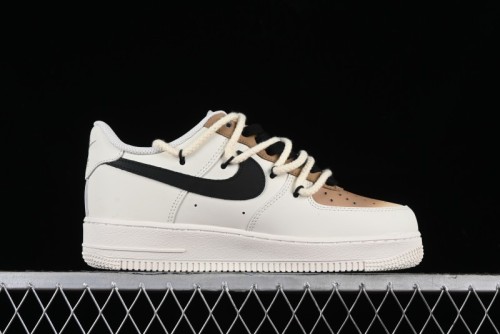 Nike Air Force 1 '07 Low Custom Cappuccino Anime-Themed Spray-Painted Casual Sneakers with Strap - ZH0316-019 1
