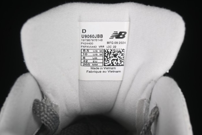 New Balance NB9060 Series Retro Casual Running Shoes with ABZORB Cushioning - U9060JBB