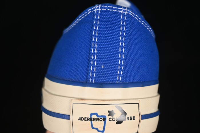 Ader Error x Converse Low Top Casual Canvas Sneakers with Special Pattern Print and Transparent Sole - A05352C