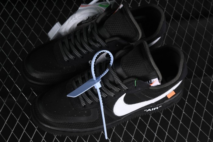 Nike Off White x Air Force 1 Low OW Transparent Black - AO4606-001