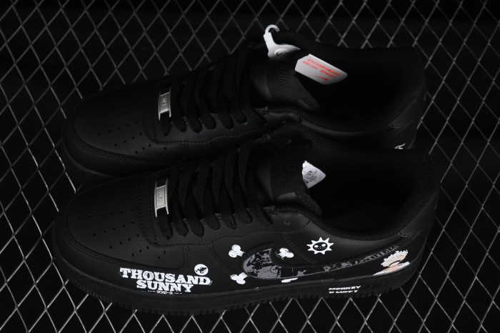 Nike Air Force 1'07 Low  Nica  One Piece Manga Series Gear 5 Nika Casual Sneakers - CW2288-016