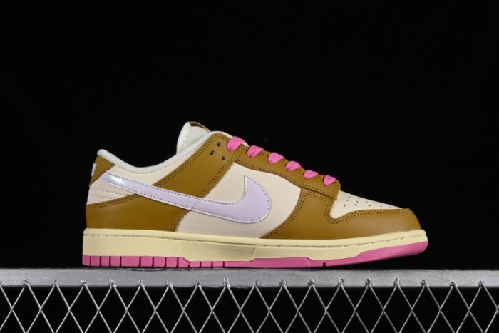 Nike Dunk Low  Just Do It  SB Low-Top Casual Skate Shoes in Coconut Milk and Pink - FD8683-700 1