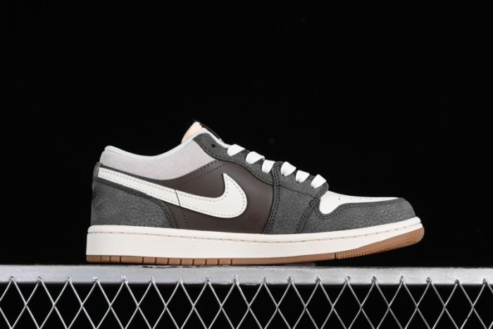 Nike Air Jordan 1 Low  Snkrs Day  Casual Sneakers with Grey Toe Design - FD0399-004 1