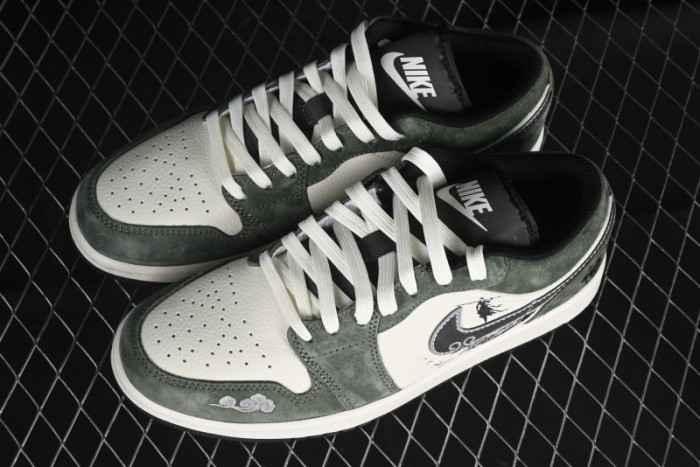 Nike Air Jordan 1 Low Retro Basketball Shoes Custom Wukong Edition - DC2024-031
