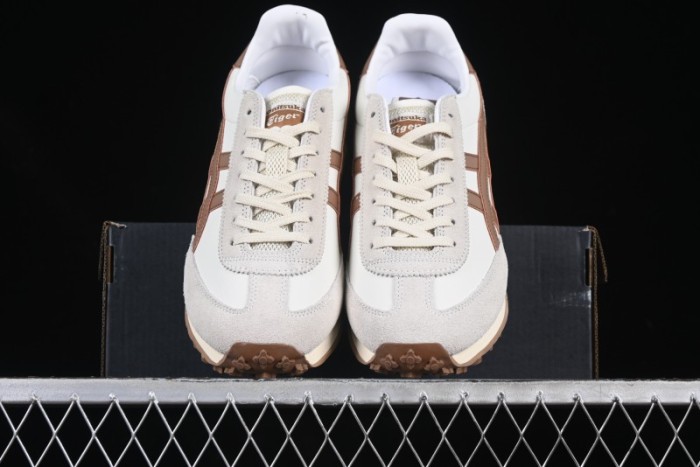 Onitsuka Tiger Serrano Retro Sneakers - White/Brown