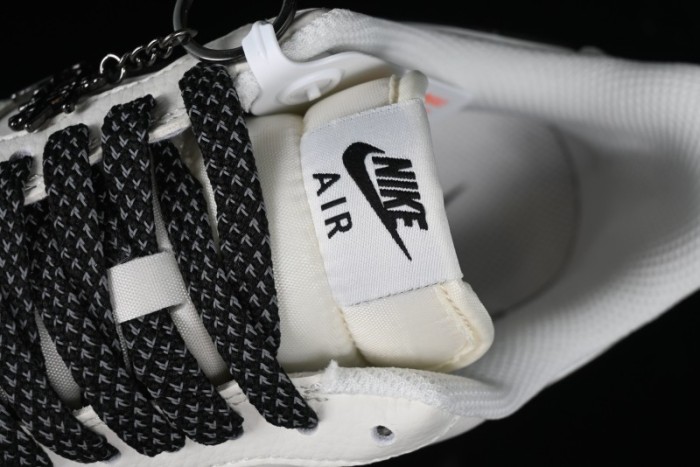 Nike Air Force 1 '07 Low Stussy Collaboration - Beige Black Gum Sole Low-Top Casual Sneakers - XZ5688-001