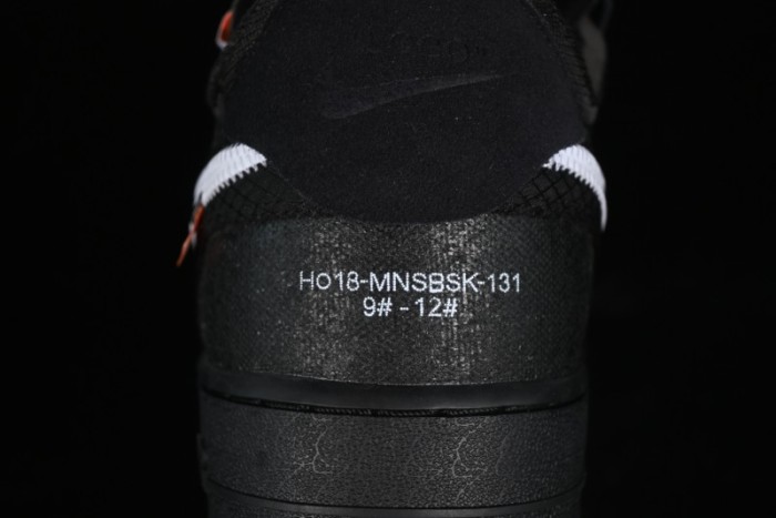 Nike Off White x Air Force 1 Low OW Transparent Black - AO4606-001