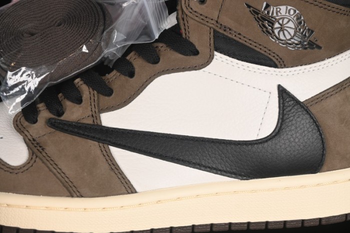 Nike Travis Scott x Air Jordan 1 High OG AJ1 Reverse Swoosh Limited Edition - CD4487-100