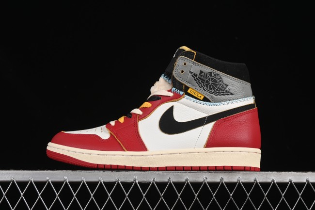 Nike Union x Air Jordan 1 Retro High Basketball Shoes with Chicago-Inspired Design - HV8563-600