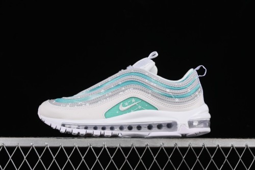 Nike Air Max 97 Custom Full-Sole Air Cushion Retro Bullet Running Shoes - 921826-101 1