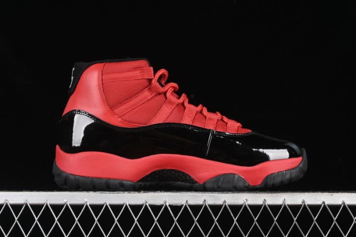 Nike Air Jordan 11 Retro High Top Basketball Shoes in Black/Red - CT8012-600