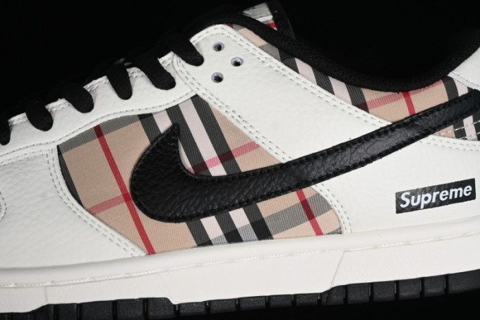 Nike Supreme SB Dunk Low Plaid Colorway Low-Top Casual Skateboarding Shoes - SP1098-051 1