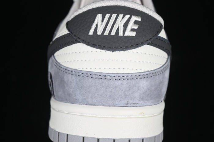 Nike SB Dunk Low The North Face Collaboration Beige Grey Double Swoosh Anniversary Custom Low-Top Casual Skate Shoes - DJ2024-067