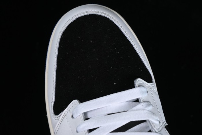 Nike Air Jordan 1 Low  Quai 54  Casual Sneakers in White Black Blue - HQ0764-001 1