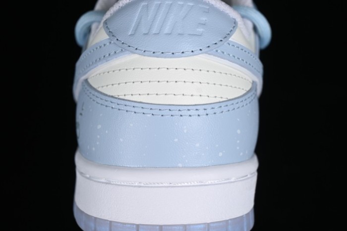 Nike Dunk Low SB Casual Sneakers in Light Blue with Sea Salt Lime Accents - FJ7743-194 1