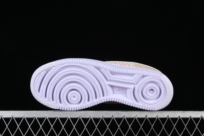 Nike Air Force 1 '07 Low 2.0 Khaki Flyknit Casual Sneakers - CI0051-200