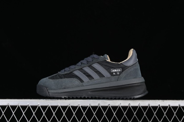 Adidas Originals SL 72 Retro Running Shoes with Nylon Upper and Rubber Outsole - IH5569