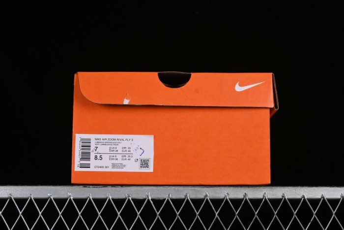 Nike Zoom Rival Fly 3 Lightweight Fabric Comfortable Cushion Non-Slip Low-Top Casual Running Shoes - CT2405-301