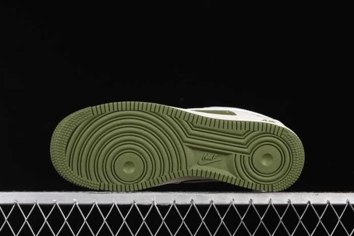 Nike Air Force 1 '07 Low Burberry Collaboration - Off White Mint Green Low Top Casual Sneakers - BB8588-221