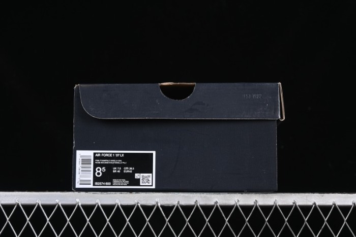 Nike Air Force 1 '07 Low White Pink Swoosh Casual Sneakers - IB2574-600