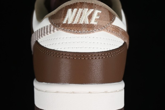 Nike Dunk Low SB White Brown Plaid Casual Skate Shoes - FV3653-191 1
