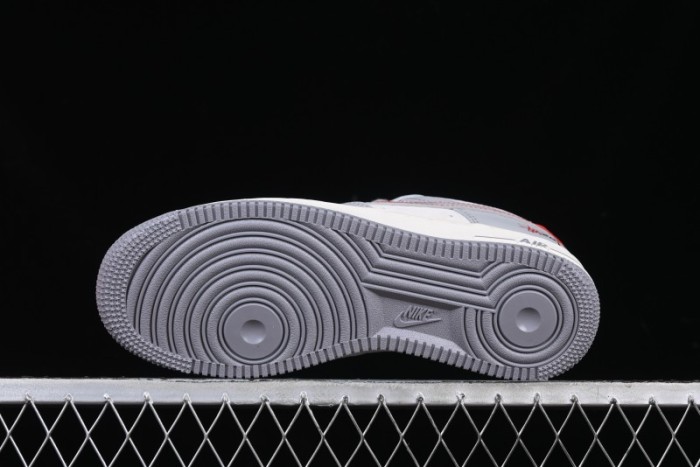 Nike Air Force 1 '07 Low Stussy Lunar New Year Snake Limited Edition Grey Snake Low-Top Casual Sneakers - DM6688-027