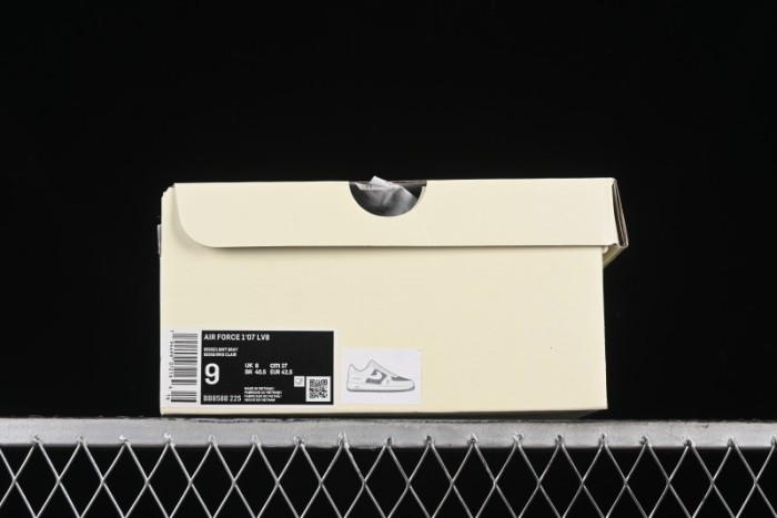 Nike Air Force 1 '07 Low Burberry Collaboration - Beige Grey Low-Top Casual Sneakers - BB8588-225