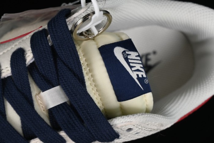 Nike SB Dunk Low Supreme Collaboration - White Dragon Scale Anniversary Custom Low-Top Casual Skate Shoes - BB8685-101