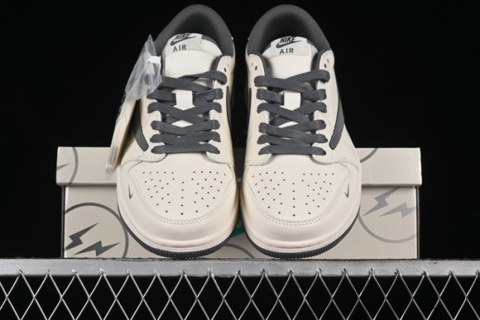 Nike Travis Scott x Fragment Design x Air Jordan 1 Low OG SP AJ1 Retro Casual Sneakers - LJ5188-024