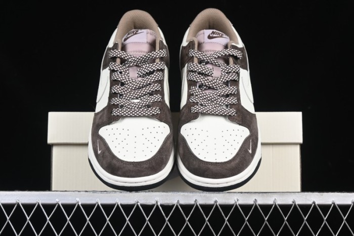 Nike SB Dunk Low The North Face Collaboration Black Brown Anniversary High-End Custom Low-Top Casual Skate Shoes - DJ2024-058