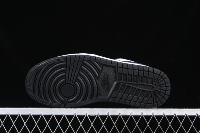 Nike Air Jordan 1 Low Retro Casual Sneakers with Black Swoosh - HF3148-106