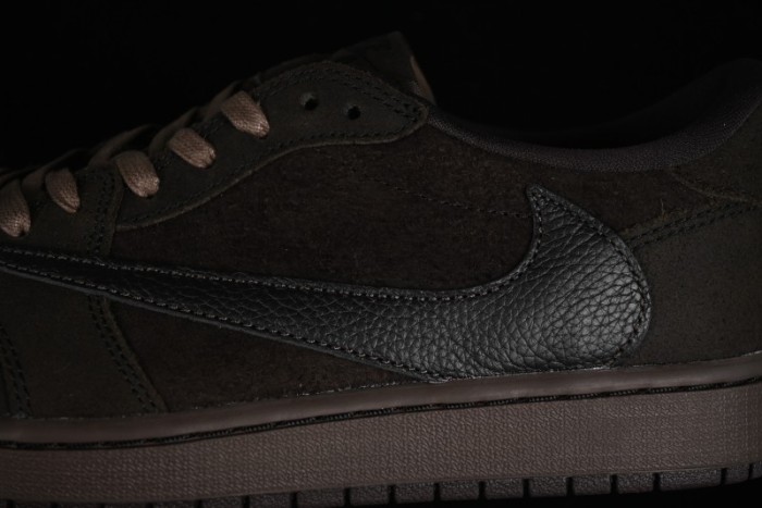 Nike Travis Scott x Air Jordan 1 Low OG AJ1 Reverse Swoosh Sneakers - DM7866-202