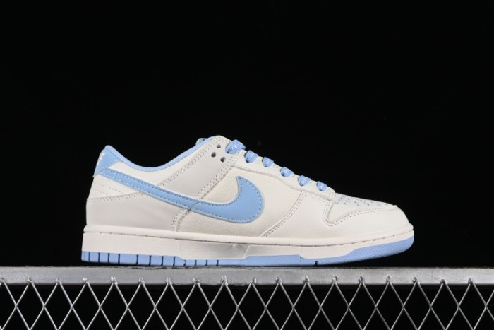 Nike SB Dunk Low Supreme Collaboration - Sky Blue Canvas Anniversary Custom Low-Top Casual Skate Shoes - BB6698-513 1