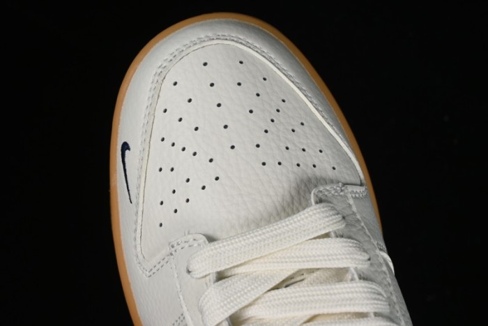 Nike SB Dunk Low Supreme Collaboration - Off White Gum Anniversary Customized Low-Top Casual Skate Shoes - JH8310-945