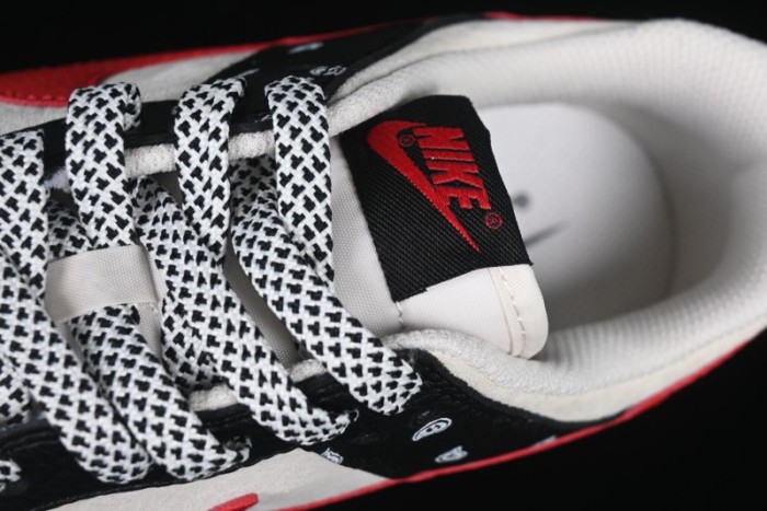 Nike SB Dunk Low Edison Chen Collaboration Graffiti Red Swoosh Anniversary Custom Low-Top Casual Skate Shoes - DJ2024-101