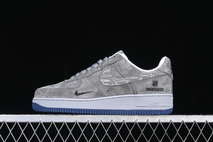 Nike Air Force 1 '07 Low UN Collaboration - Shadow Grey Pigskin Sneakers DF0188-018