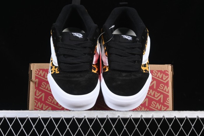 Vans Knu Skool Low Top Casual Sneakers in Leopard Print - VN000CR5CJK