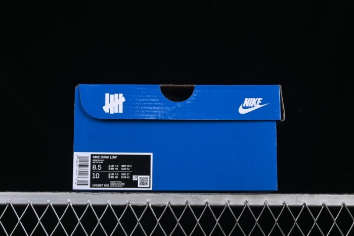 Nike SB Dunk Low x Undefeated Anniversary High-End Custom Low-Top Casual Skate Shoes - UN1697-666