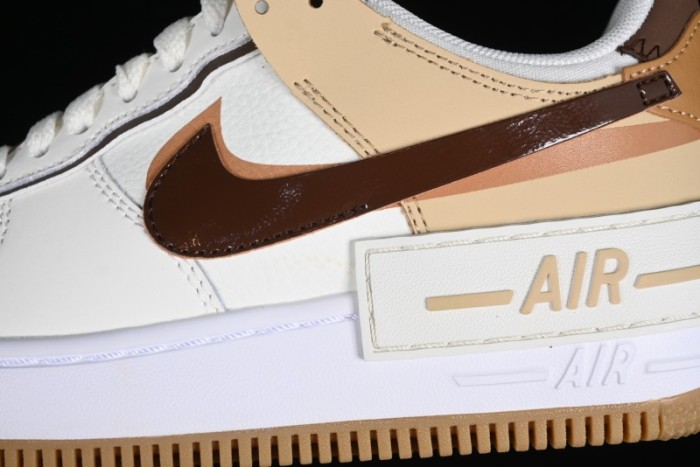 Nike Air Force 1 Shadow Low-Top Sneakers with Lightweight EVA Midsole and Anti-Slip RB Rubber Outsole - DZ1847-106 1