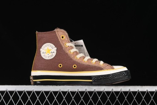 Converse Zoo Happy Pets Series High-Top Fleece-Lined Casual Sneakers with Animal-Themed Design - A12767C