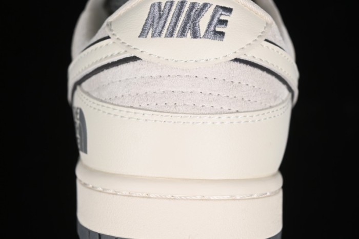 Nike SB Dunk Low The North Face Collaboration - Cement Grey Pig Anniversary High-End Custom Low-Top Casual Skate Shoes - XX2025-326