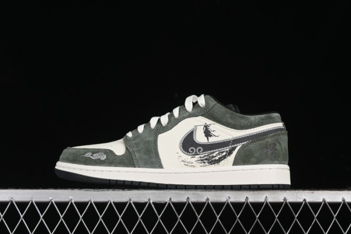 Nike Air Jordan 1 Low Retro Basketball Shoes Custom Wukong Edition - DC2024-031