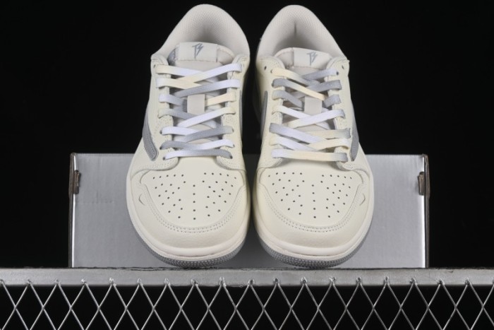 Nike Travis Scott x Fragment Design x Air Jordan 1 Low OG SP AJ1 Collaboration Sneakers - DM7866-021