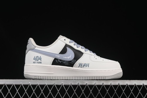 Nike Air Force 1'07 Low  Little Blue Flower  Casual Sneakers - FB1893-888