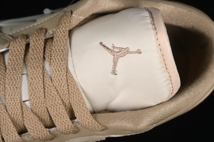 Nike Air Jordan 1 Low AJ1 Wheat Color Low-Top Casual Sneakers - DC0774-203