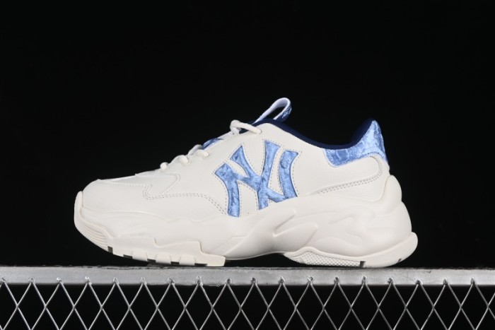 New York Yankees MLB Bigball Chunky Window Velvet Monogram Thick Sole Casual Running Shoes - 3ASHWVM4650NYS