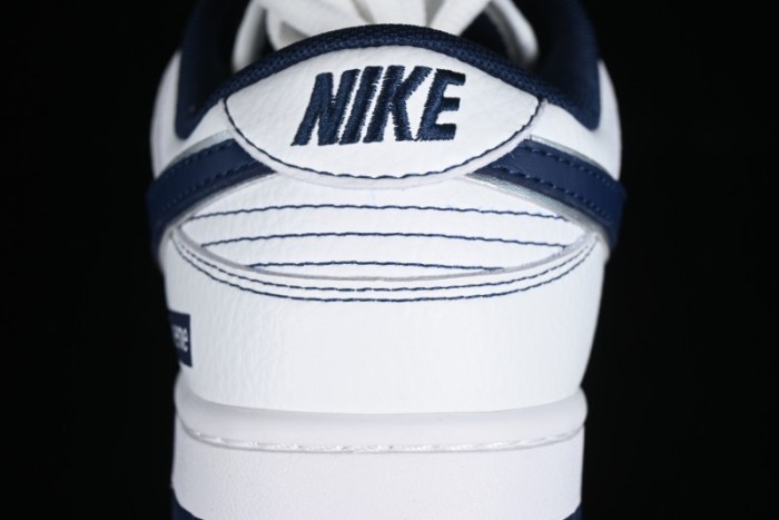 Nike Supreme x SB Dunk Low Collaboration - Navy Blue Anniversary High-End Custom Low-Top Casual Skate Shoes - DY1503-005 1